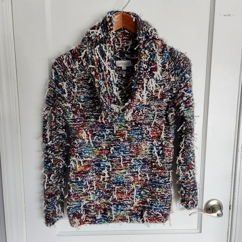 APRICOT cowl sweater